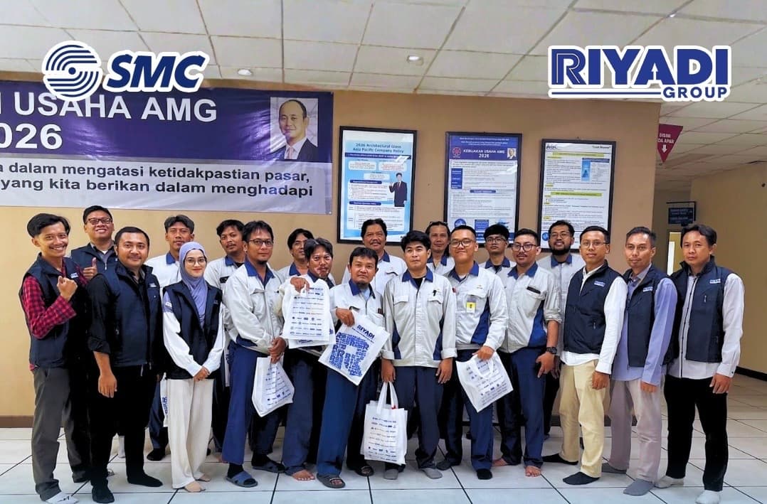 PT Riyadi Emart Indonesia Joins Product Training at PT Asahimas Flat Glass Together with PT Sinar Mutiara Cakrabuana